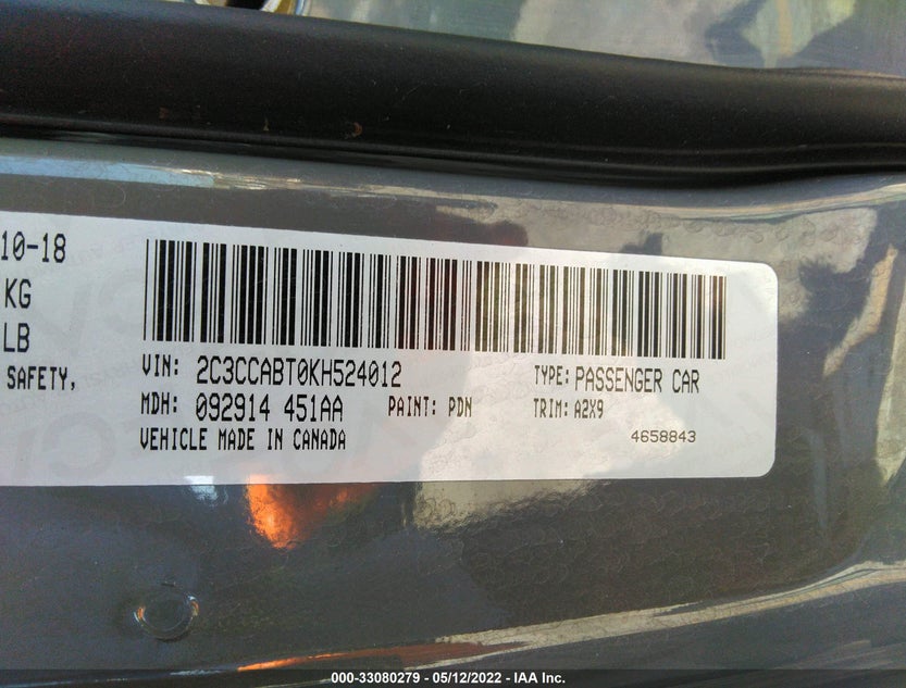 2C3CCABT0KH524012