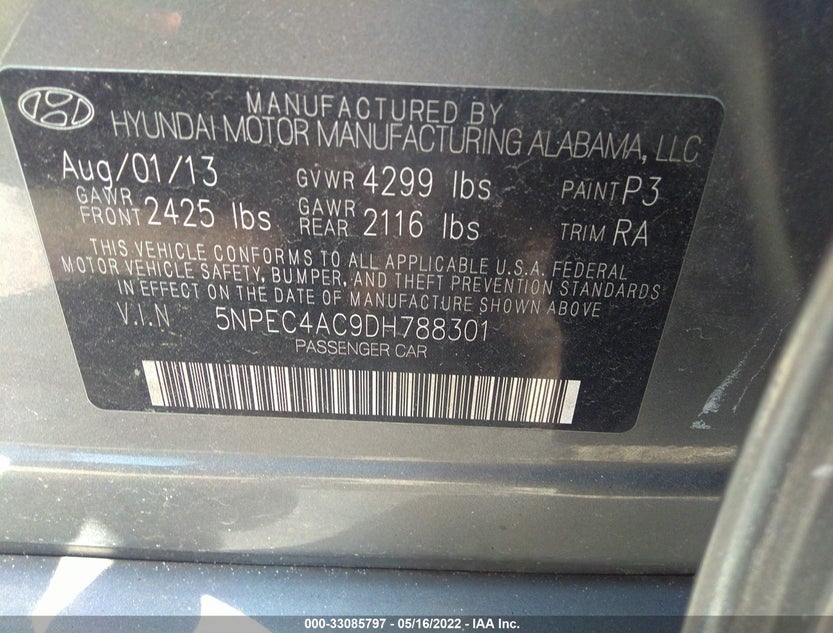 5NPEC4AC9DH788301