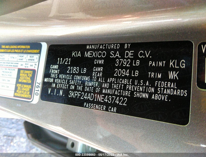 3KPF24AD1NE437422