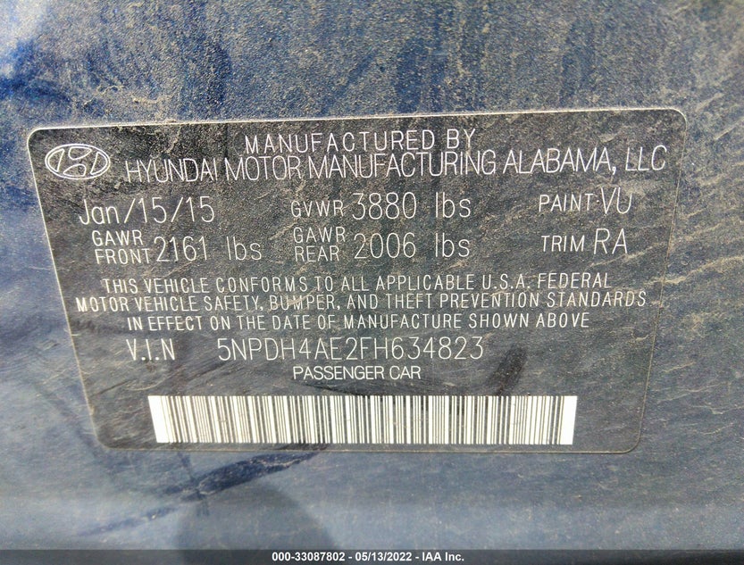 5NPDH4AE2FH634823