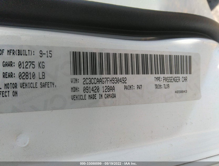 2C3CCAAG7FH930492