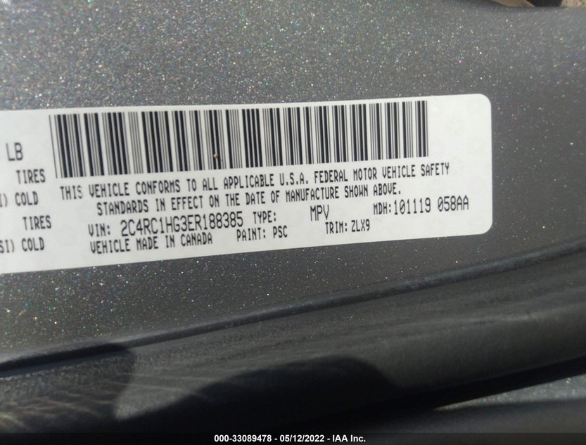 2C4RC1HG3ER188385