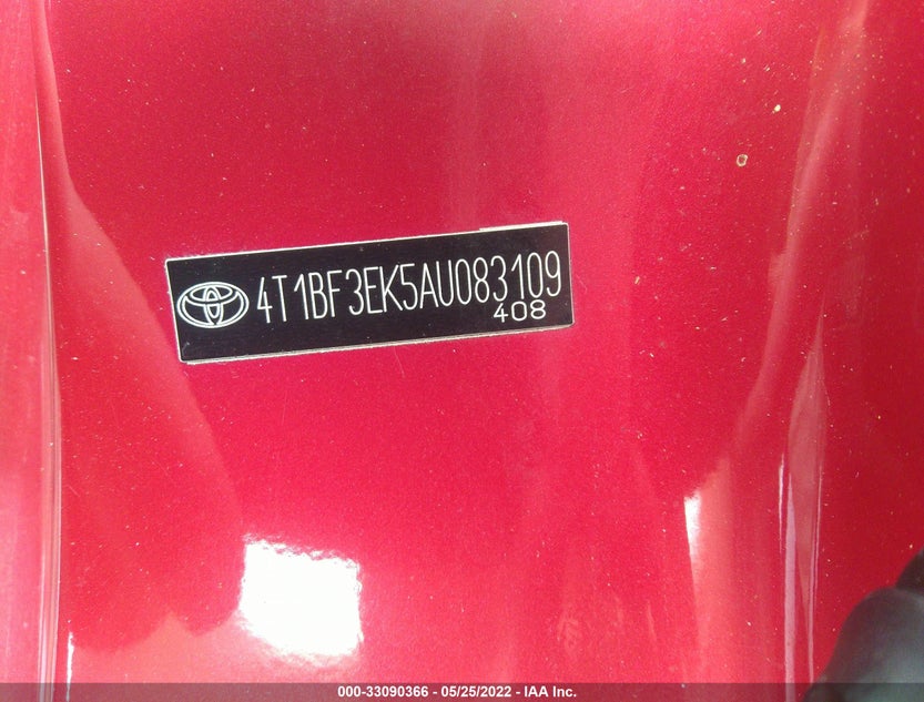 4T1BF3EK5AU083109