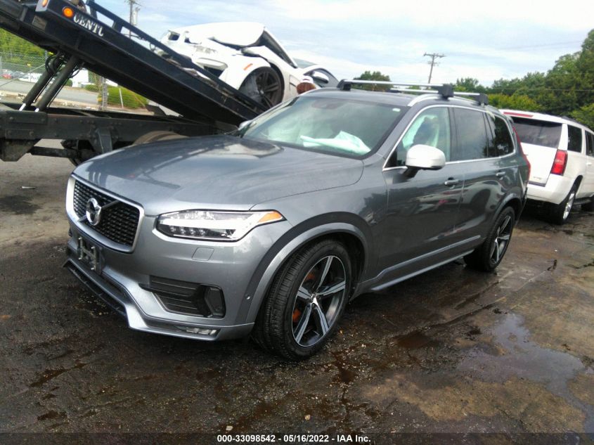 2016 Volvo Xc90 T6 R-Design VIN: YV4A22PM7G1068753 Lot: 33098542