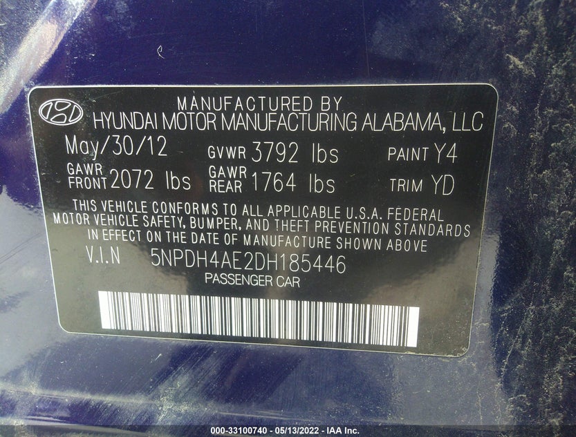 5NPDH4AE2DH185446