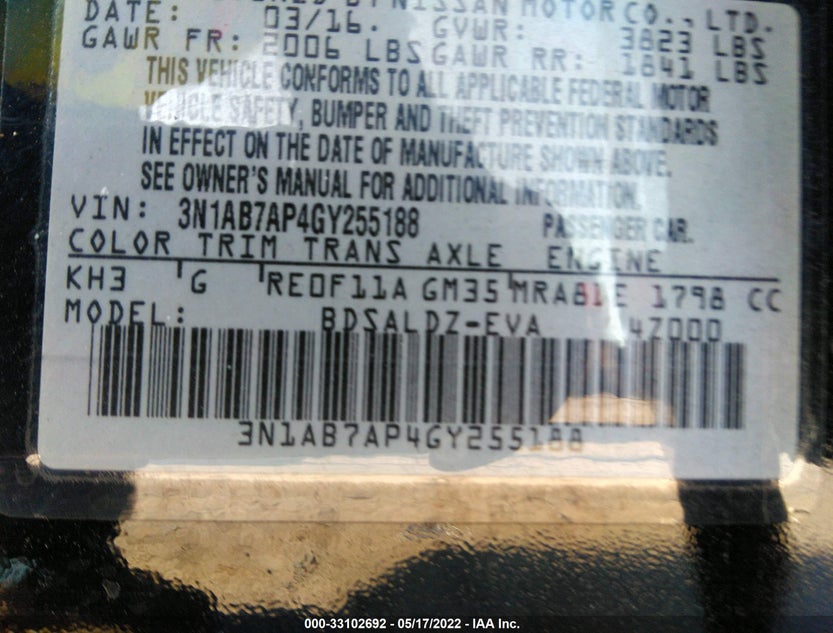 3N1AB7AP4GY255188