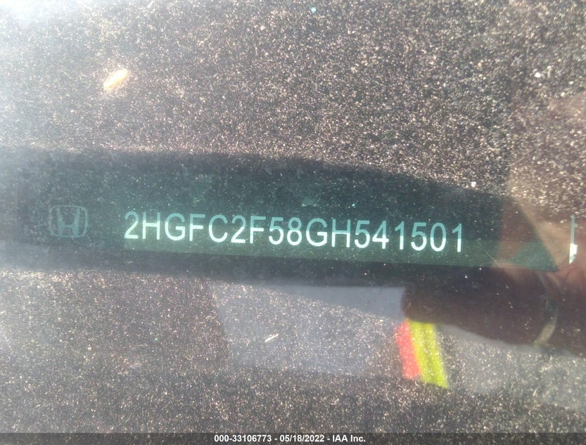 2HGFC2F58GH541501