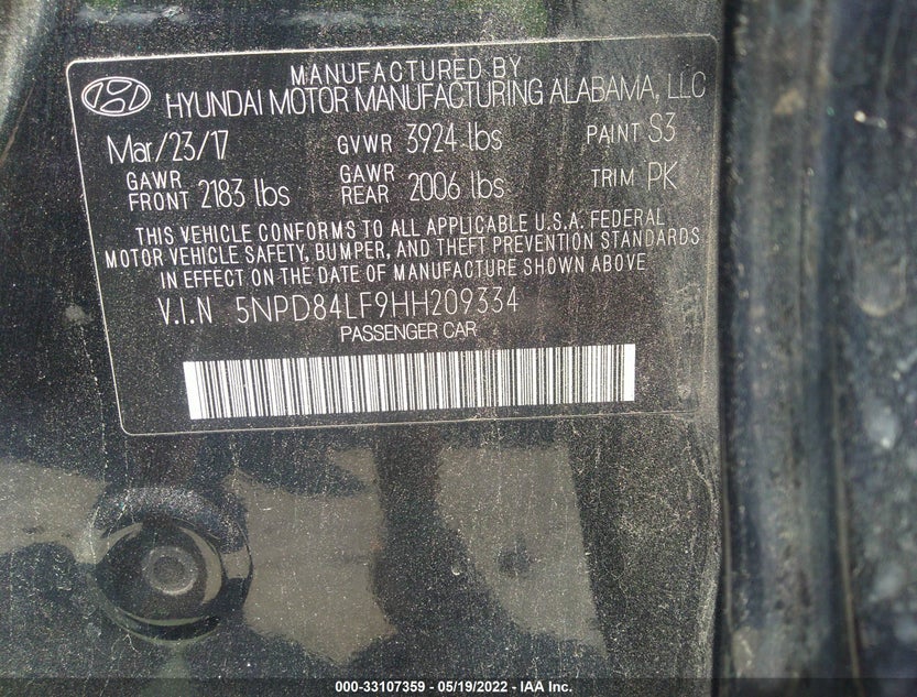 5NPD84LF9HH209334