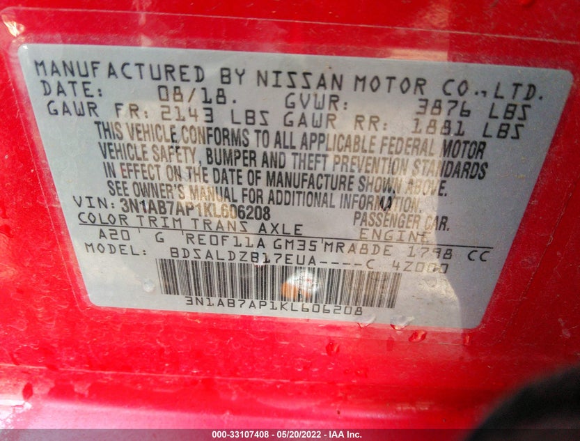 3N1AB7AP1KL606208