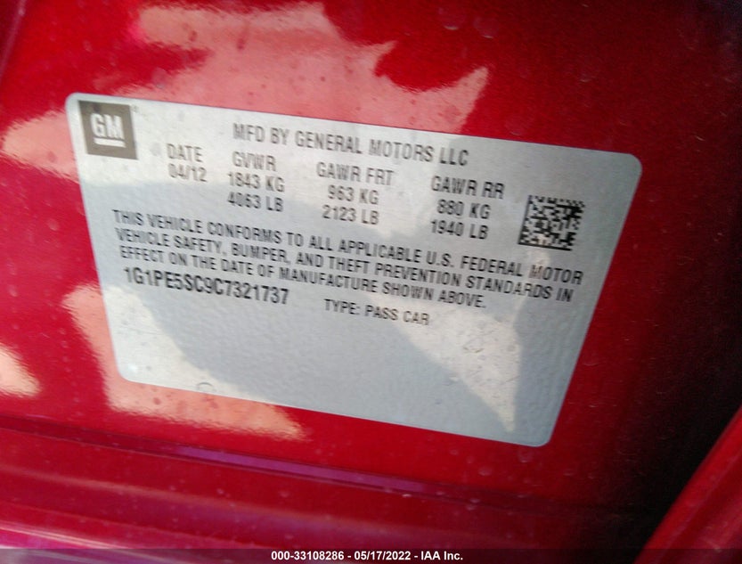 1G1PE5SC9C7321737