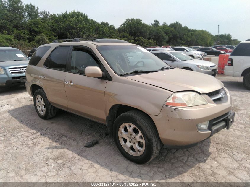 2001 Acura Mdx Touring Pkg VIN: 2HNYD18601H503945 Lot: 33127101