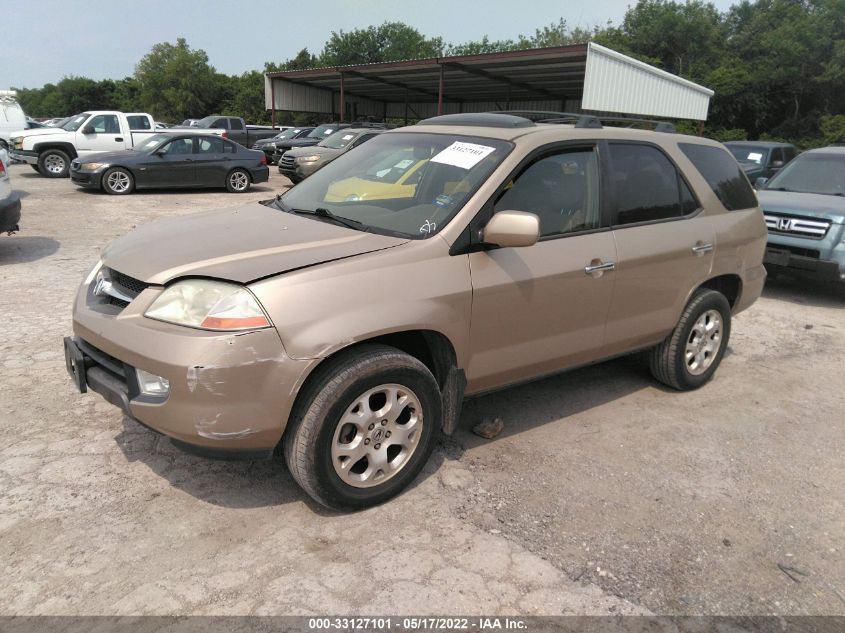 2001 Acura Mdx Touring Pkg VIN: 2HNYD18601H503945 Lot: 33127101