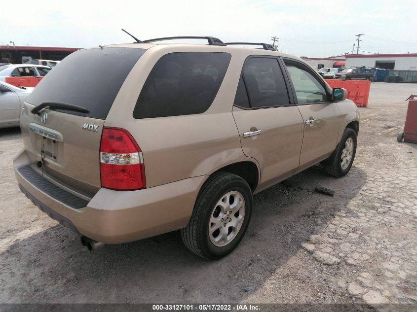 2001 Acura Mdx Touring Pkg VIN: 2HNYD18601H503945 Lot: 33127101