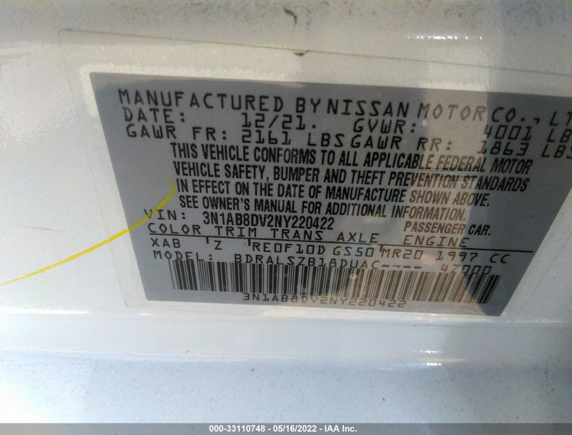 3N1AB8DV2NY220422