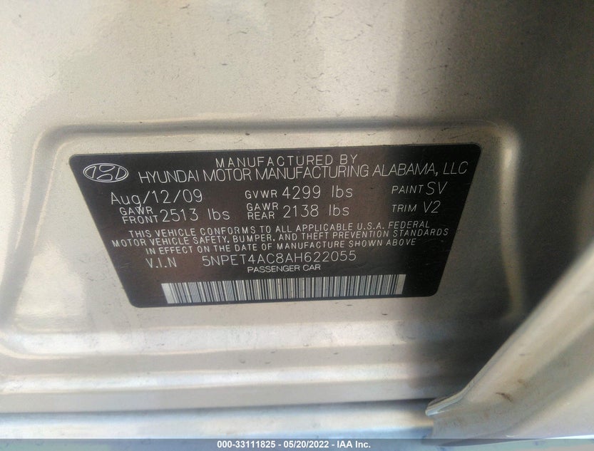 5NPET4AC8AH622055
