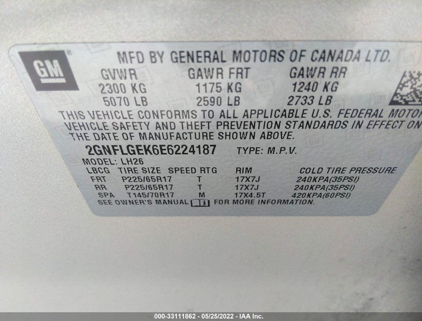 2GNFLGEK6E6224187