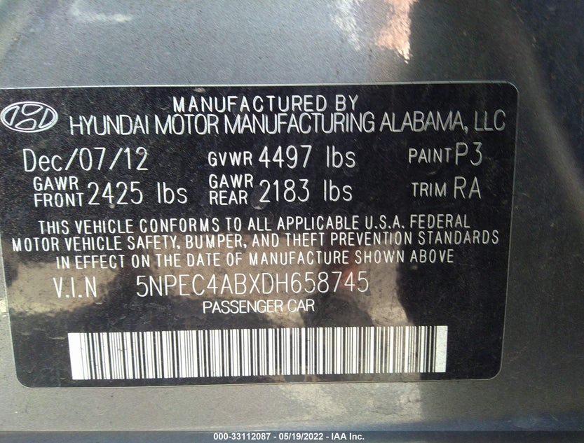 5NPEC4ABXDH658745