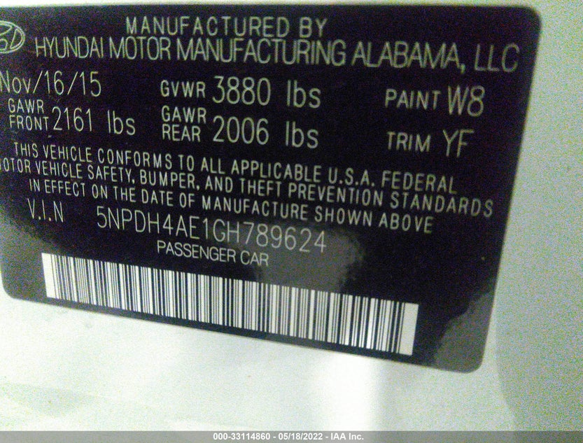 5NPDH4AE1GH789624