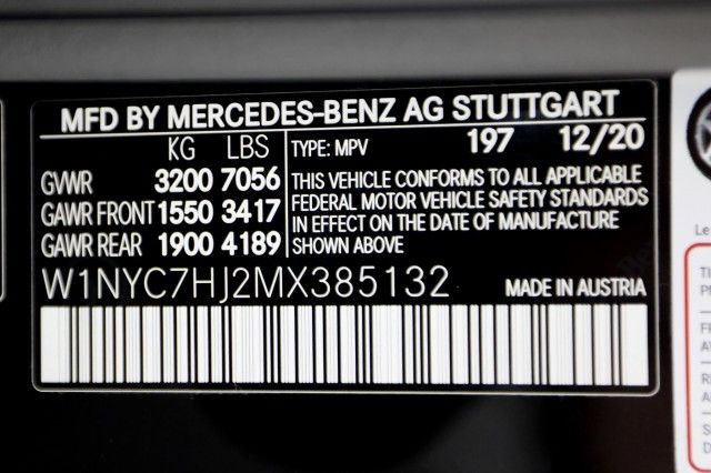 VIN W1NYC7HJ2MX385132 2021 Mercedes-Benz G-Class, A... no.54