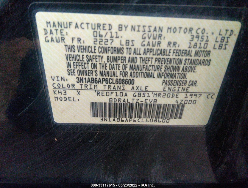 3N1AB6AP6CL608600