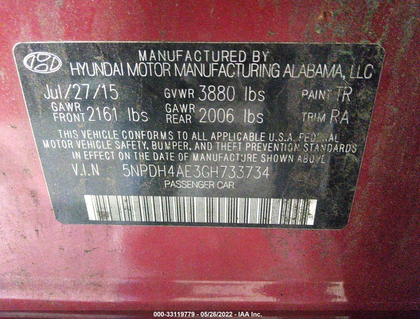5NPDH4AE3GH733734
