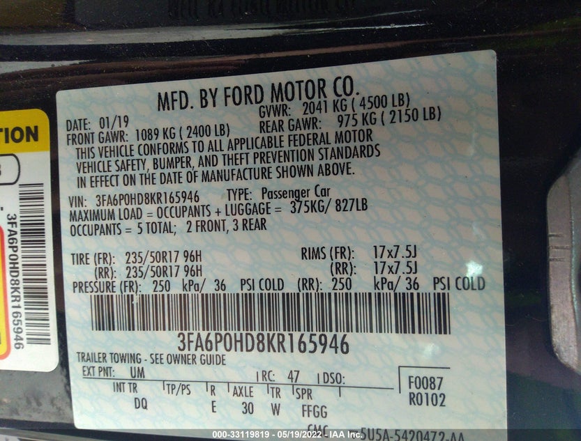 3FA6P0HD8KR165946