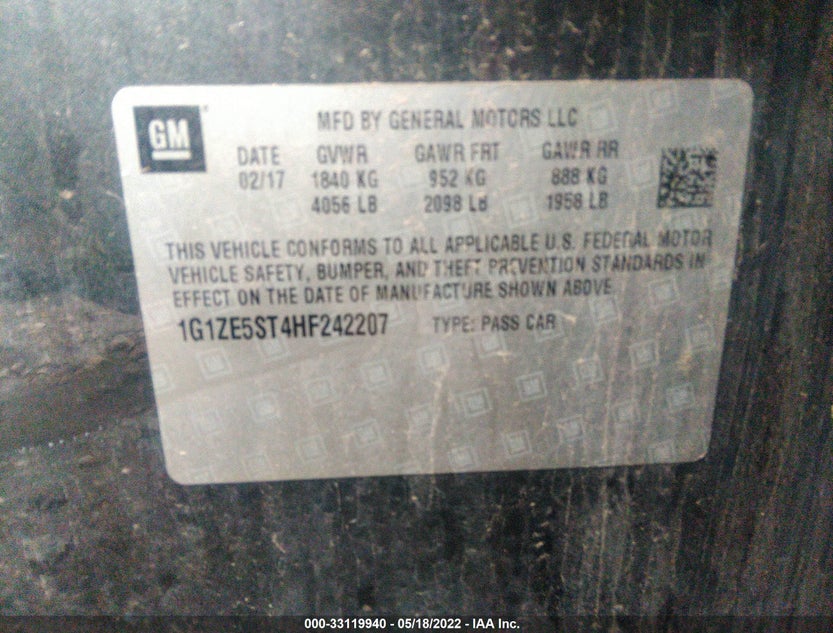 1G1ZE5ST4HF242207