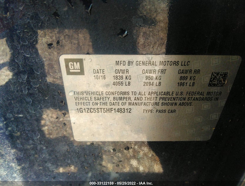 1G1ZC5ST5HF148312