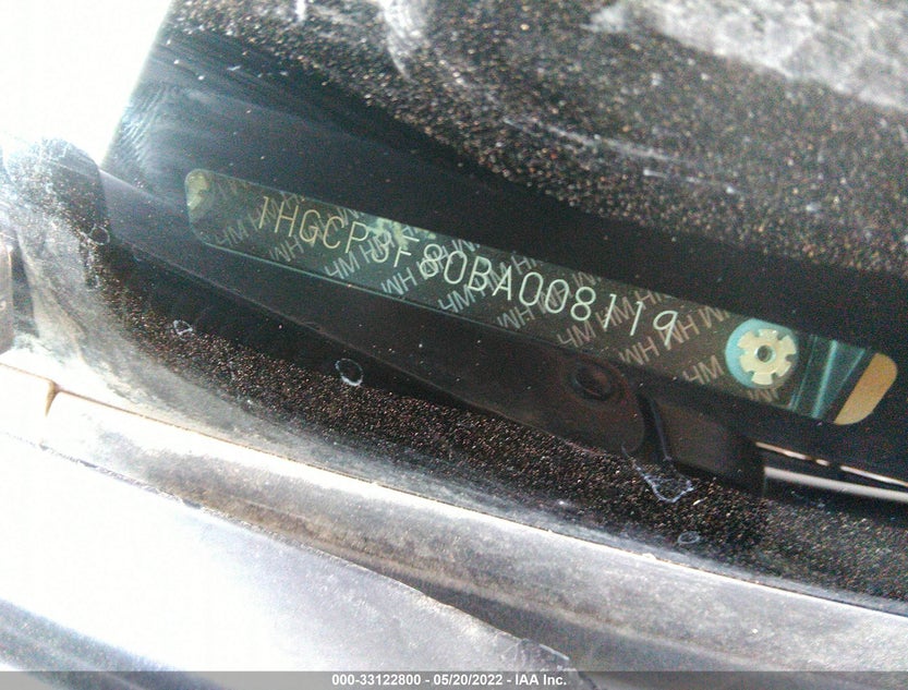 1HGCP3F80BA008119
