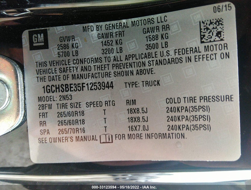 1GCHSBE35F1253944