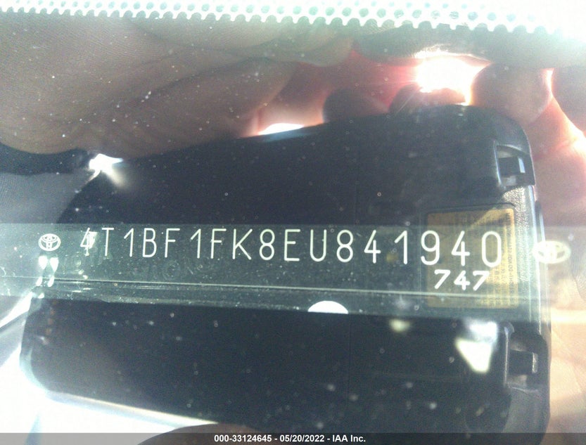 4T1BF1FK8EU841940