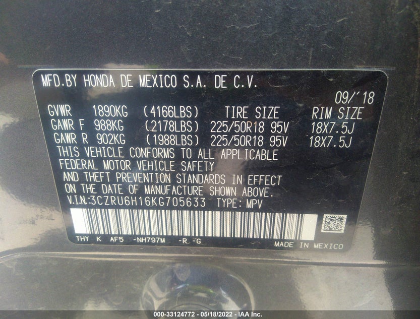 3CZRU6H16KG705633