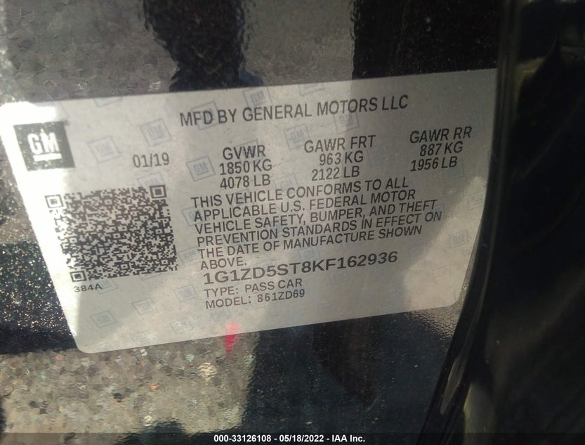 1G1ZD5ST8KF162936