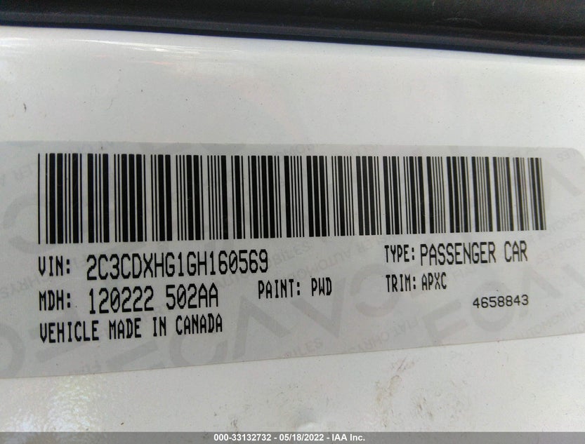2C3CDXHG1GH160569