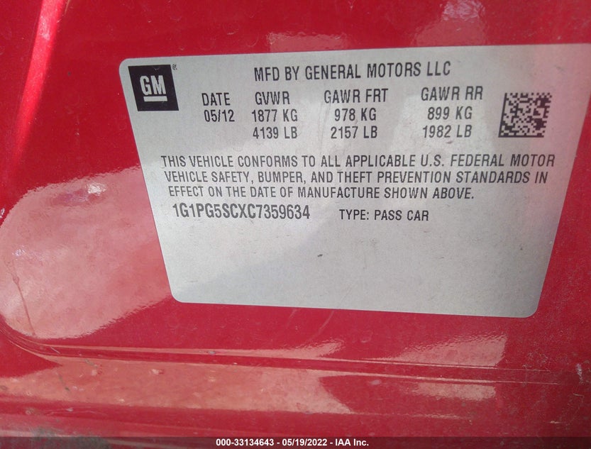 1G1PG5SCXC7359634