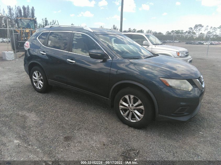 2015 Nissan Rogue Sv VIN: KNMAT2MT0FP583164 Lot: 33152228