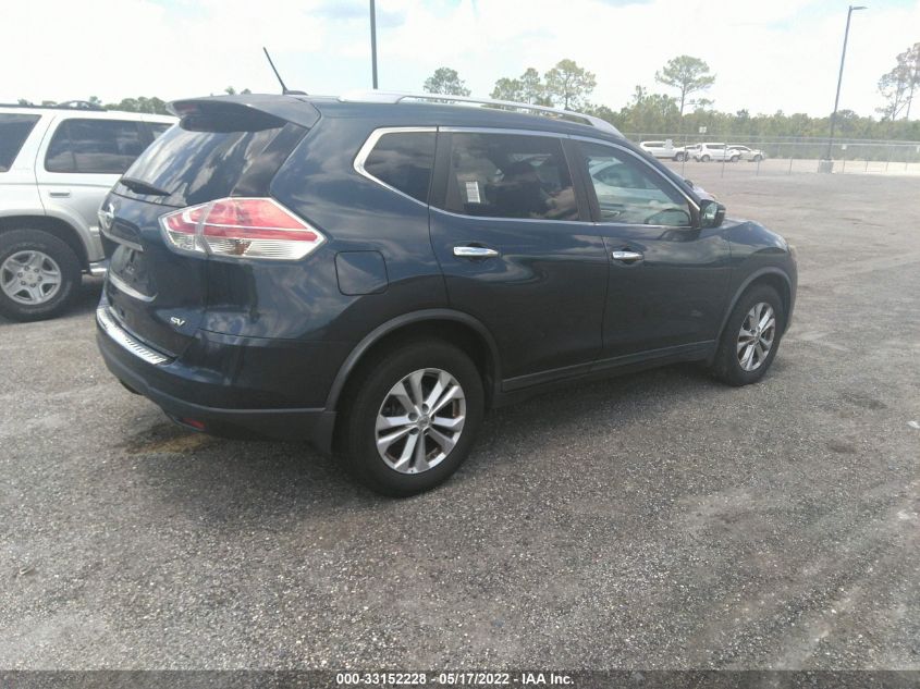 2015 Nissan Rogue Sv VIN: KNMAT2MT0FP583164 Lot: 33152228