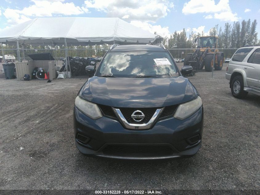 2015 Nissan Rogue Sv VIN: KNMAT2MT0FP583164 Lot: 33152228