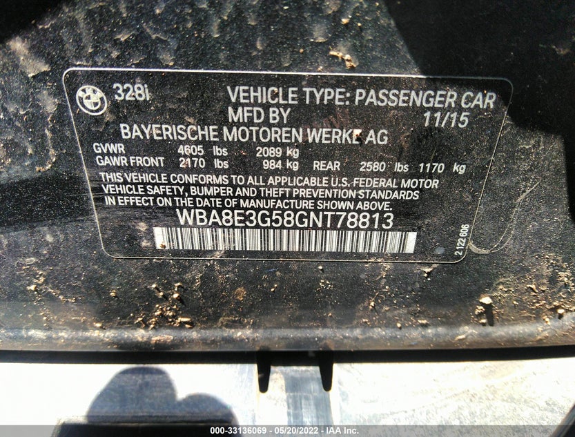 WBA8E3G58GNT78813
