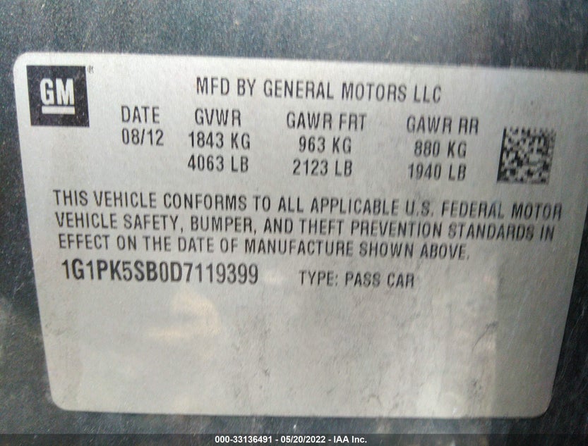 1G1PK5SB0D7119399