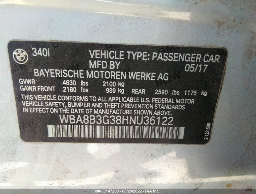 WBA8B3G38HNU36122
