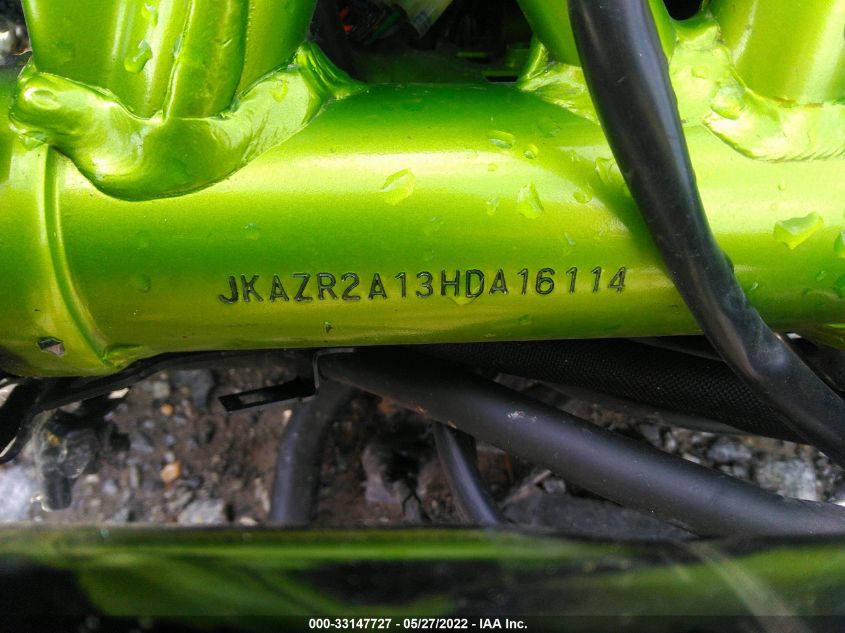 2017 Kawasaki Zr900 VIN: JKAZR2A13HDA16114 Lot: 33147727