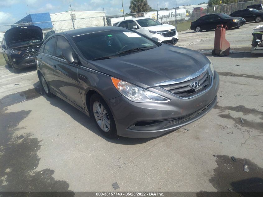 2014 Hyundai Sonata Gls VIN: 5NPEB4AC2EH919203 Lot: 33157743