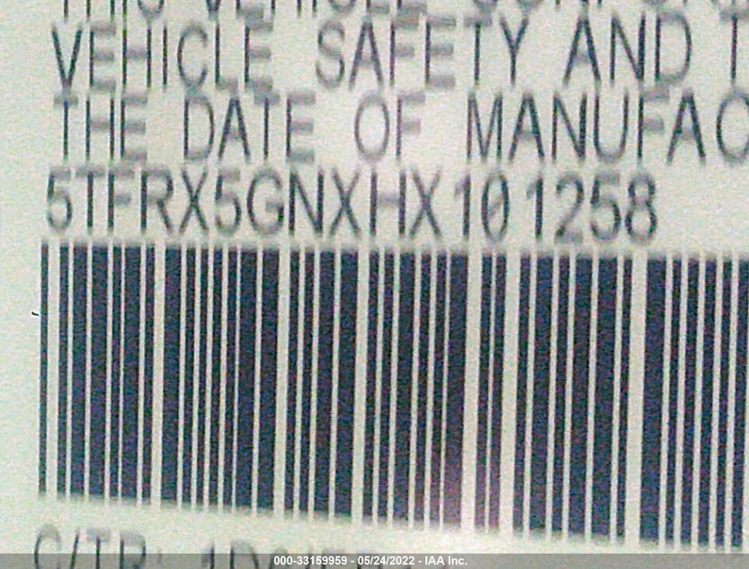 5TFRX5GNXHX101258