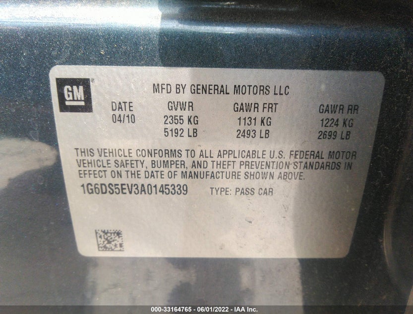 1G6DS5EV3A0145339