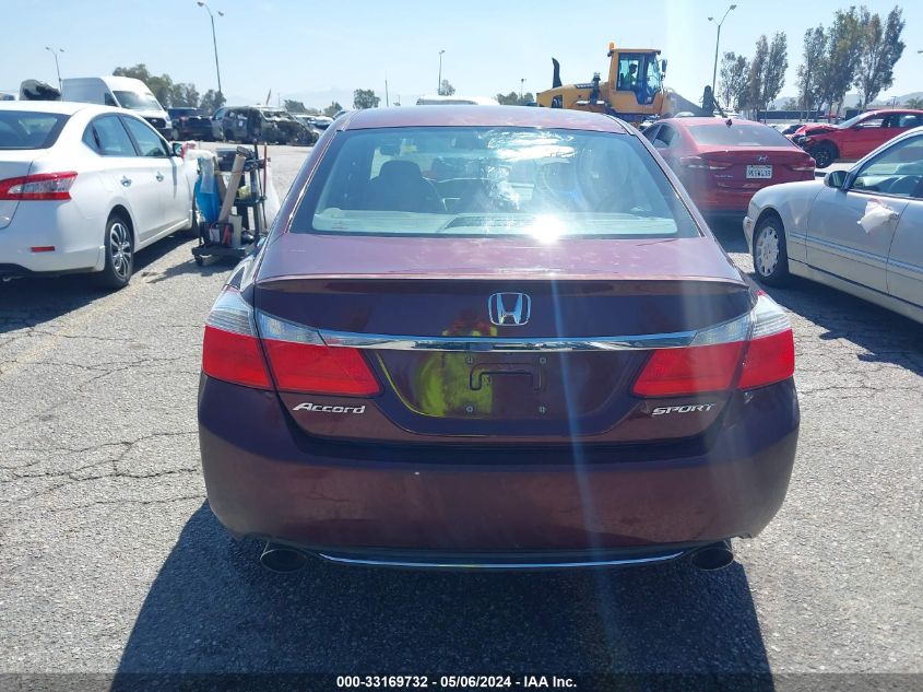 2014 Honda Accord Sport VIN: 1HGCR2F52EA188279 Lot: 33169732