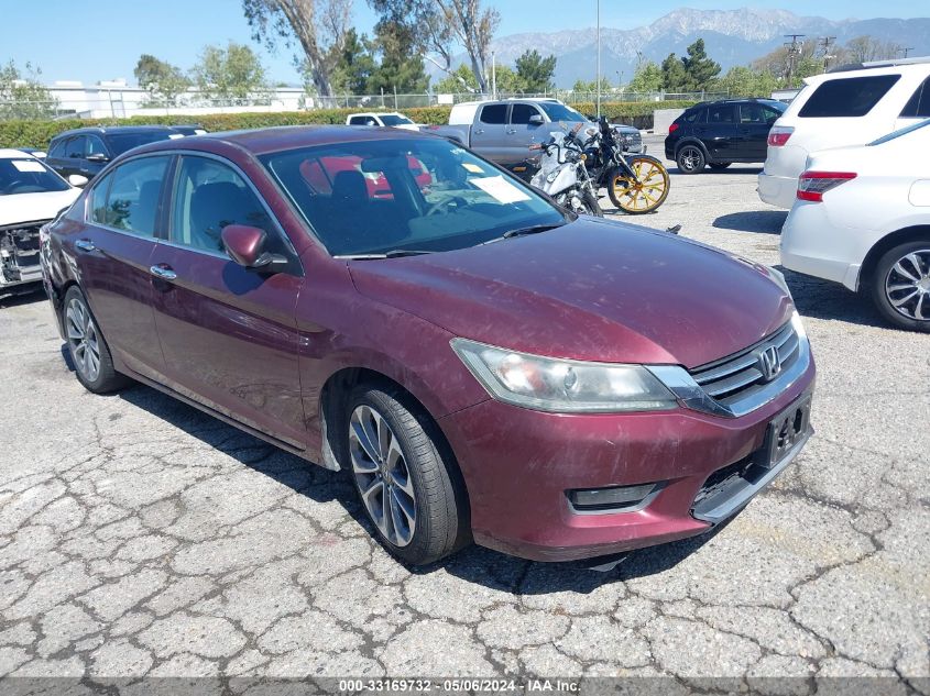 2014 Honda Accord Sport VIN: 1HGCR2F52EA188279 Lot: 33169732