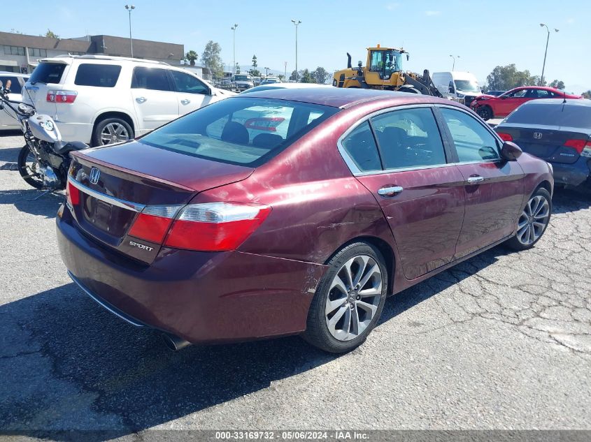 2014 Honda Accord Sport VIN: 1HGCR2F52EA188279 Lot: 33169732