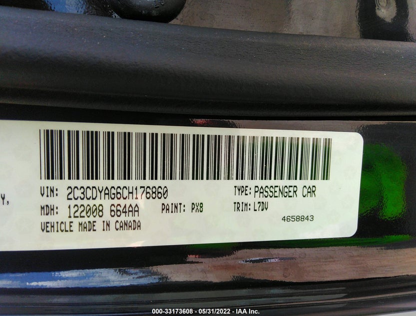 2C3CDYAG6CH176860