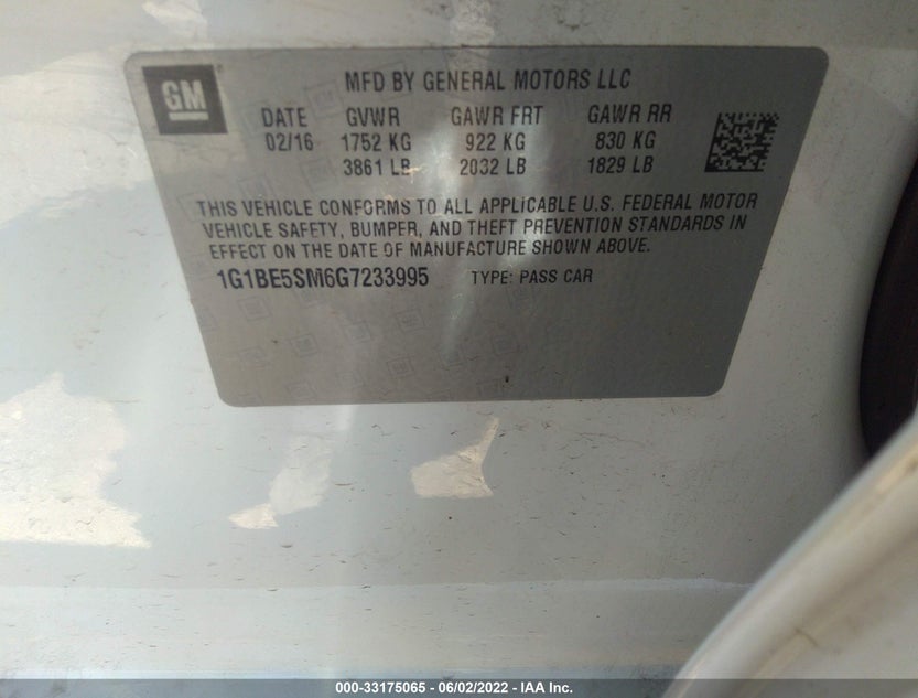 1G1BE5SM6G7233995